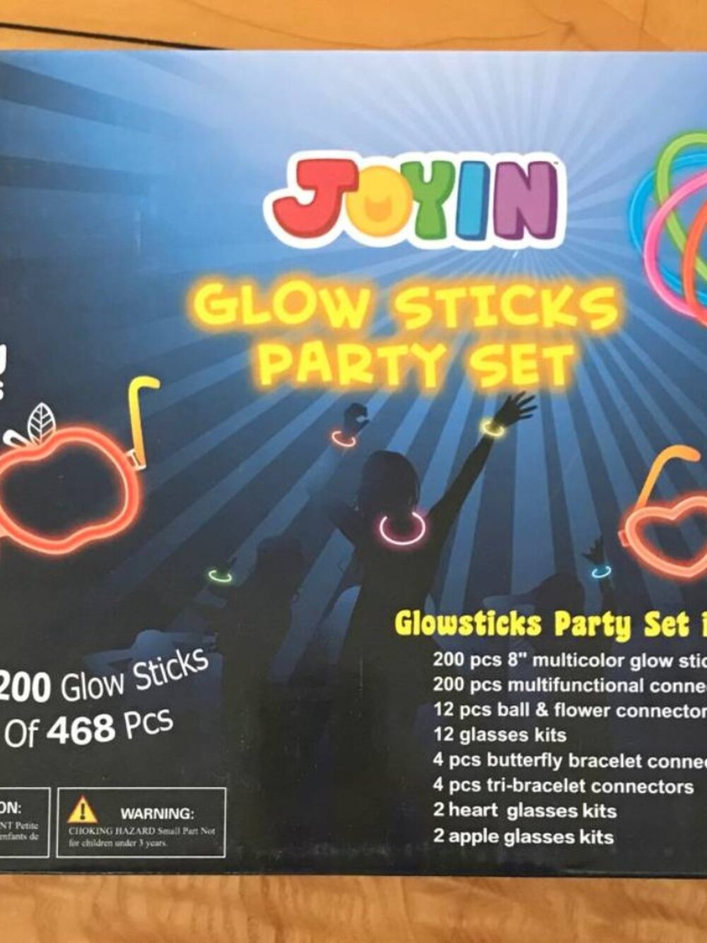 JOYIN GLOW 468 STICKS Bracelets Necklaces Glasses PARTY SET